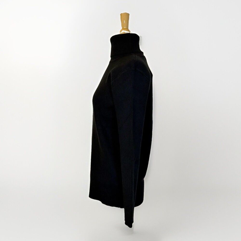 Tuckernuck Arlo Turtleneck Sweater Size XL Black Ribbed Soft Classic Winter NWT - Picture 5 of 9